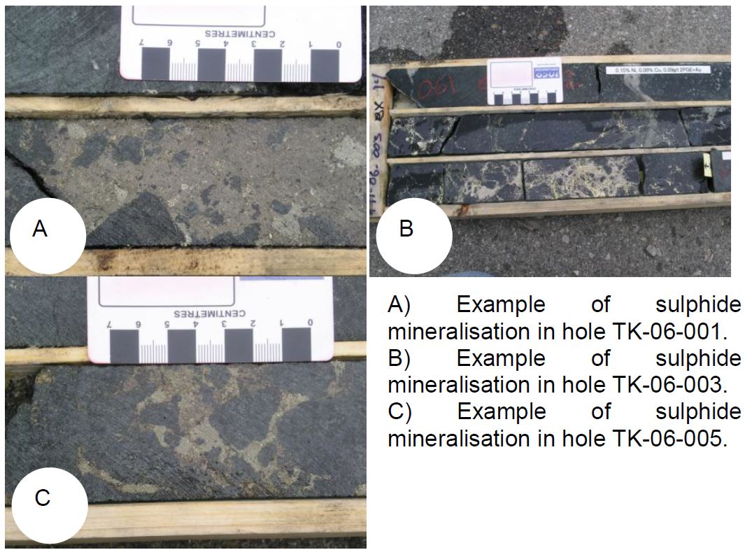 Examples of Sulphide Mineralization
